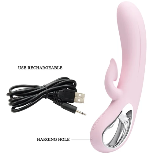 Вибратор Romance Massage Sucking Vibrator Pink: Длина, см 24