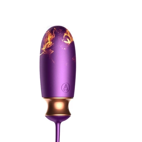 Виброяйцо з підігрівом і пультом дистанційного керування - Vibrating Silicone Love EGG USB, BS6300001: Діаметр, см 3