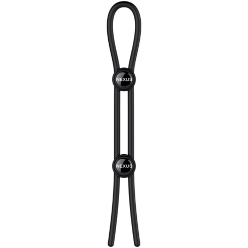 Ерекційне кільце Nexus FORGE Double Adjustable Lasso Black