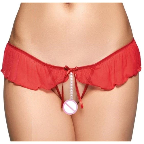 Жіночі стрінги SoftLine - G-String 2501, S/M (red)