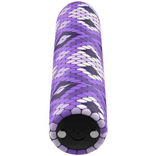 Мощная вибропуля Custom Bullets - Snake Purple: Тип и форма Вибропули