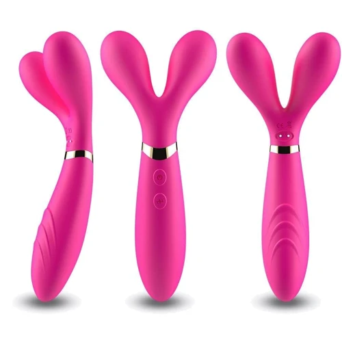 Вибратор BOSS Dual-head Massager Pink фото 8