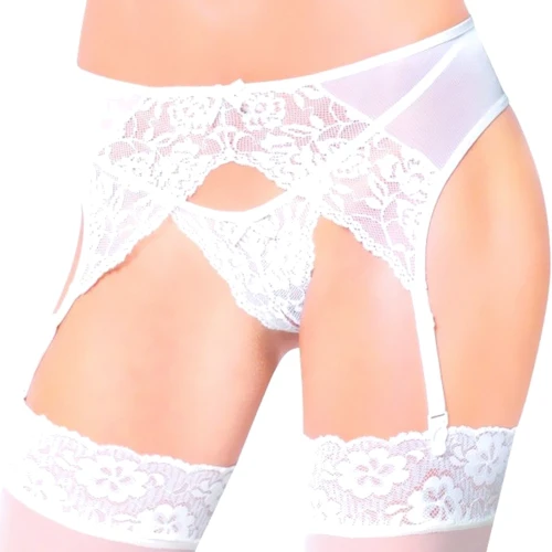 Пояс для чулок SoftLine Garterbelt 3317, S/M (white)