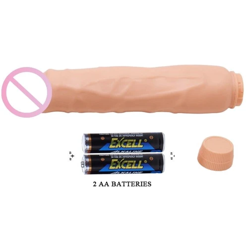 Вибратор Barbara Jack Multi Speed Real Vibrator Flesh: Тип и форма В виде члена