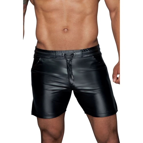 Мужские шорты Noir Handmade H061 Powerwetlook shorts Вlack, L