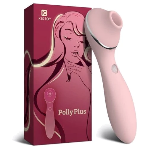 Вакуумний вібратор KisToy Polly Plus Pink