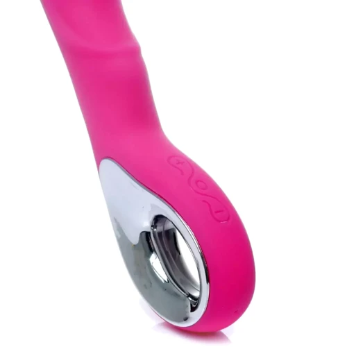 Вібромасажер для точки G Boss Series - Wibrator G-spot 10 функцій USB Pink, BS2200054: Довжина, см 20