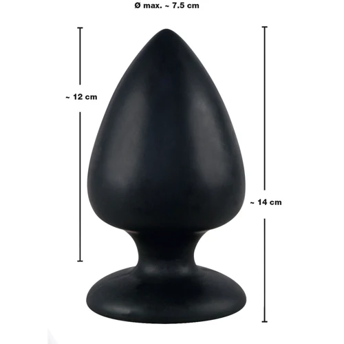 Анальний затор Orion - Black Velvets Butt Plug Extra: Тип Анальные пробки