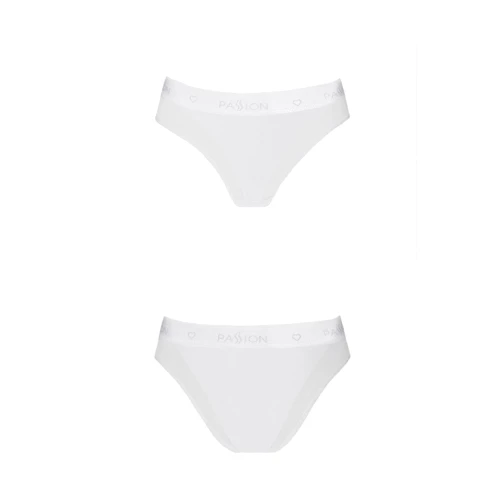 Трусики з прозорою вставкою Passion PS002 PANTIES white, size XL: Вид Труси