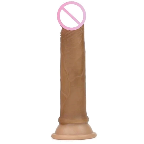 Фаллоимитатор Lovetoy 7" Dual-Layered Liquid Silicone Nature Cock, Brown