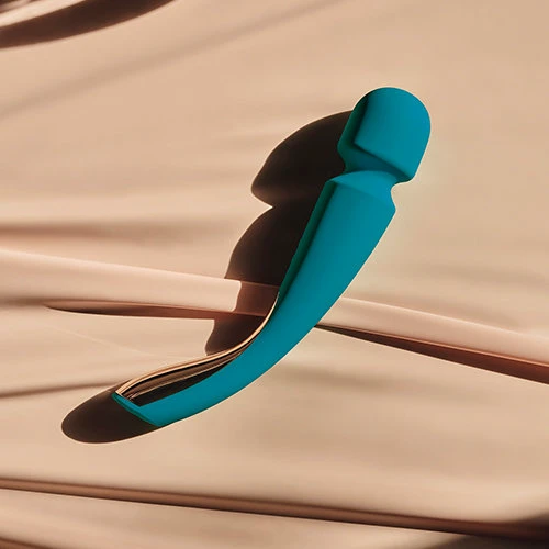 Вібромасажер LELO Smart Wand 2 Medium Ocean Blue: Тип і форма Вібратор-мікрофон