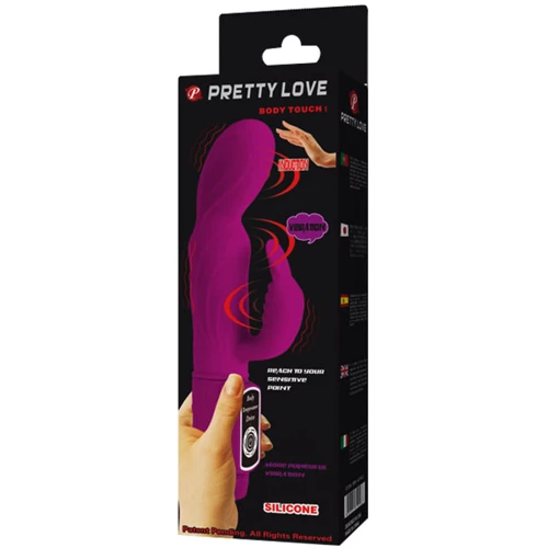 Вибратор Pretty Love Body Touch I Purple: Диаметр, см 3.7