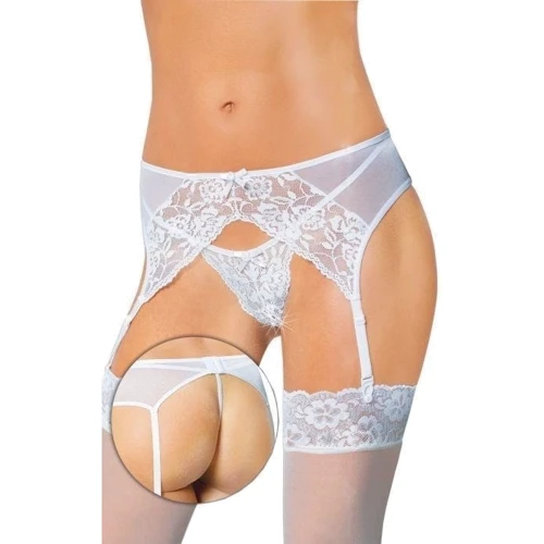 Пояс для панчох SoftLine Garterbelt 3317, S/M (white): Для кого Для жінок