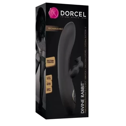 Вибратор кролик Dorcel DIVINE RABBIT: Длина, см 20.5