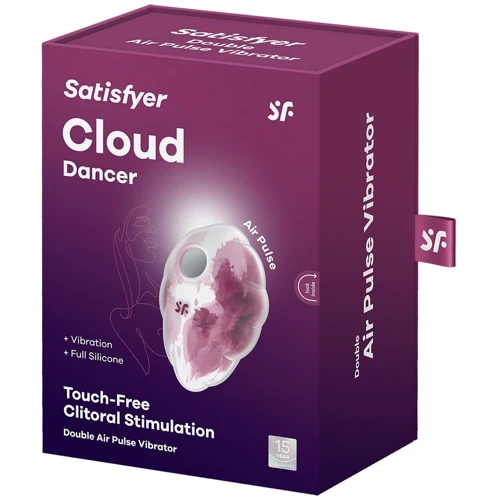 Вакуумный вибратор Satisfyer Cloud Dancer (Red): Длина, см 9