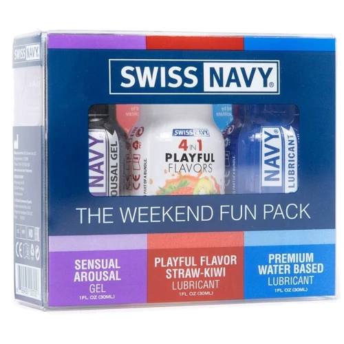 Набор Swiss Navy Weekend Fun Pack 3 х 30 мл: Тип Вагинальные