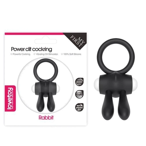 Эрекционное виброкольцо LoveToy Power Clit Cockring, Black: Производитель LOVETOY