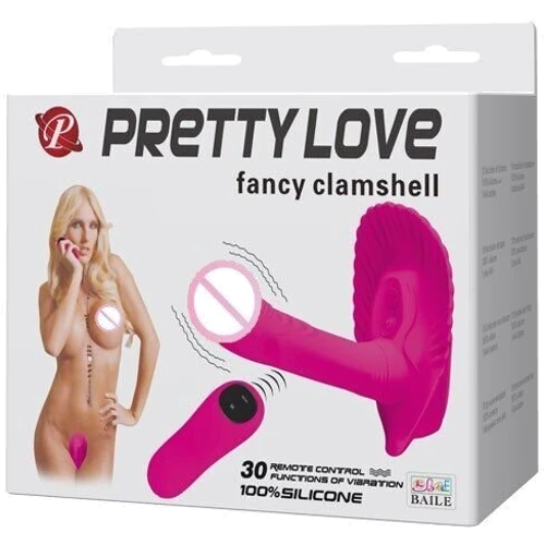 Стимулятор клитора Pretty Love FANCY CLAMSHELL, BI-014368W: Тип и форма Вибромассажер