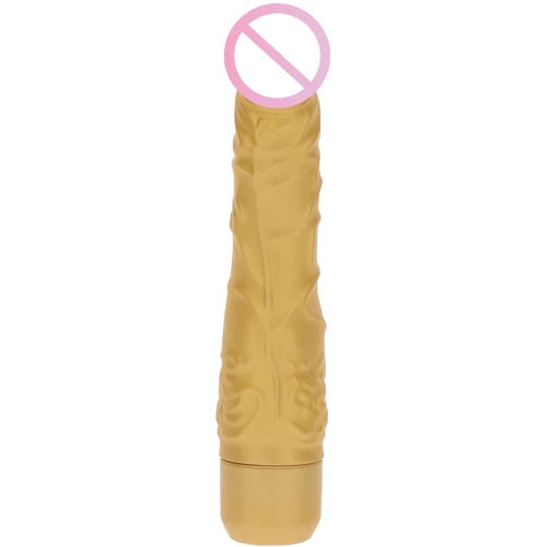 Вибратор Toy Joy Gold Dicker Slim Vibrator: Тип и форма В виде члена