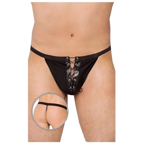 Чоловічі труси SoftLine - Thong 4508, S-L (black)