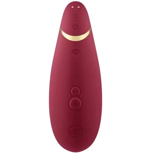 Вакуумный клиторальный стимулятор Womanizer Premium 2 Bordeaux: Длина, см 15.5