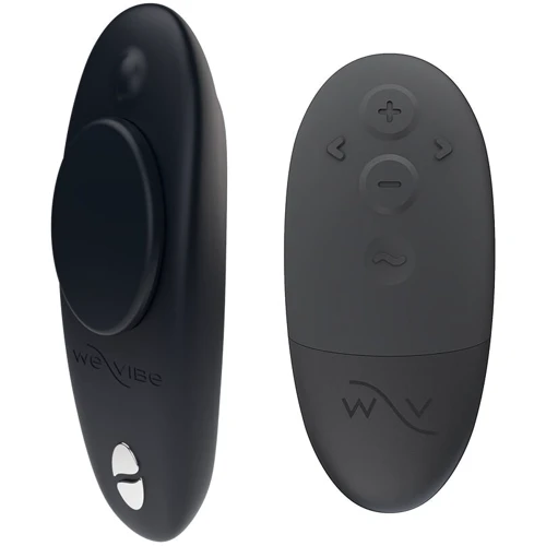 Смарт-вибратор в трусики We-Vibe Moxie+ Satin Black, обновленный пульт ДУ