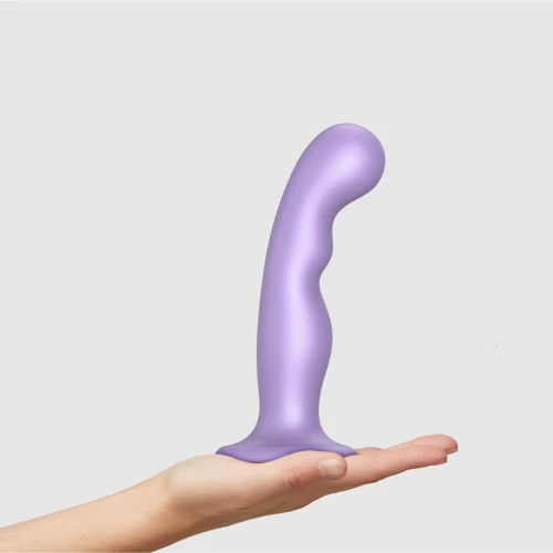 Насадка для страпона Strap-On-Me Dildo Plug P&G Lilas Metallic XXL: Мошонка Нет