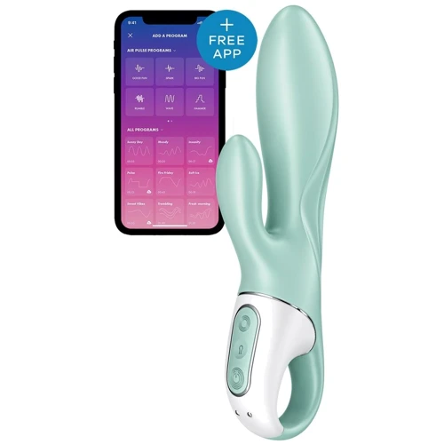 Вибратор Satisfyer Air Pump Bunny 5+ mint