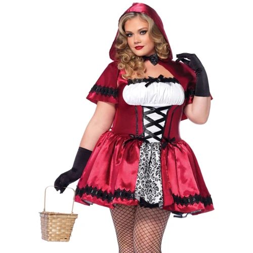 Костюм червоної шапочки Leg Avenue Gothic Red Riding Hood 1X-2X