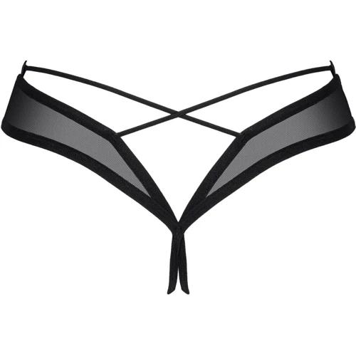 Трусики Obsessive Roxelia crotchless thong XL/2XL: Фактура Сетка