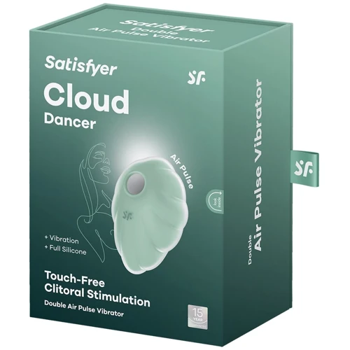 Вакуумный вибратор Satisfyer Cloud Dancer (Mint): Тип и форма Вибромассажер