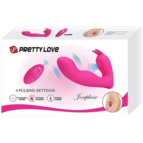 Мультифункціональний вібростимулятор з ДУ Pretty Love Josephine Magenta, BI-014843W-1: Тип управління Дистанционный пульт