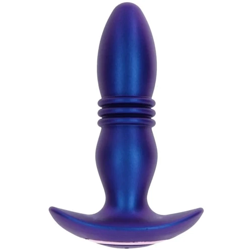 Анальна вібропробка Toy Joy Thrusting Vibr Plug (синій)