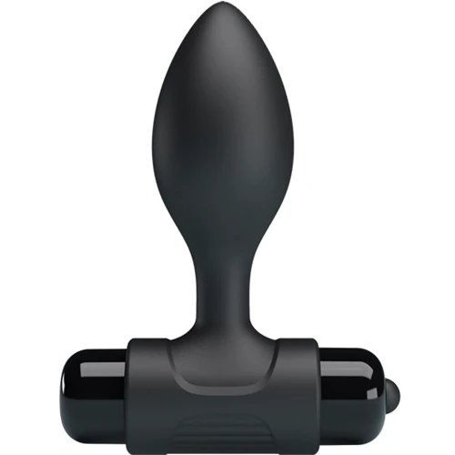 Анальная пробка LYBAILE Pretty Love Vibra Butt Plug Black