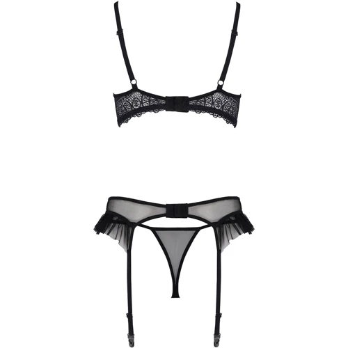 Комплект ECO Passion KERRIA SET WITH OPEN BRA black XXL/XXXL: Вид Комплекты