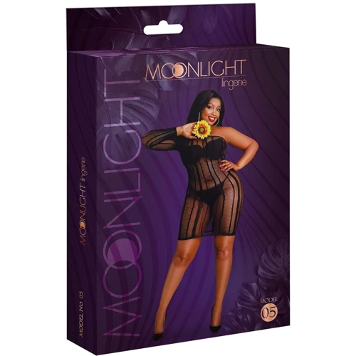 Платье Moonlight Lingerie Model 05 Plus Black: Размер Универсальный