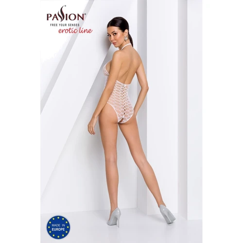 Бодістокінг Passion BS087 white: Фасон Бесшовные