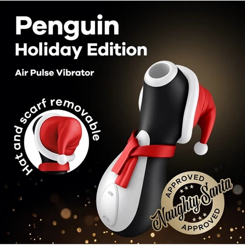 Вакуумный стимулятор Satisfyer Penguin Holiday Edition