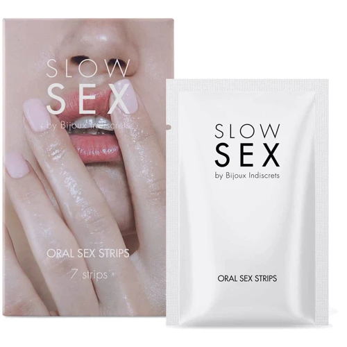 Полоски для орального секса Bijoux Indiscrets Slow Sex Oral sex strips