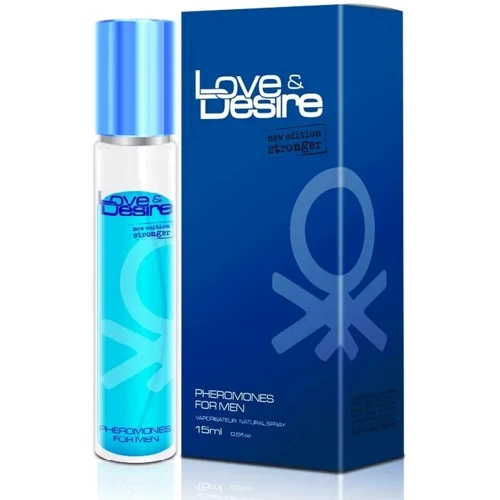 Туалетна вода з феромонами для чоловіків Love & Desire for Men, 15 ml