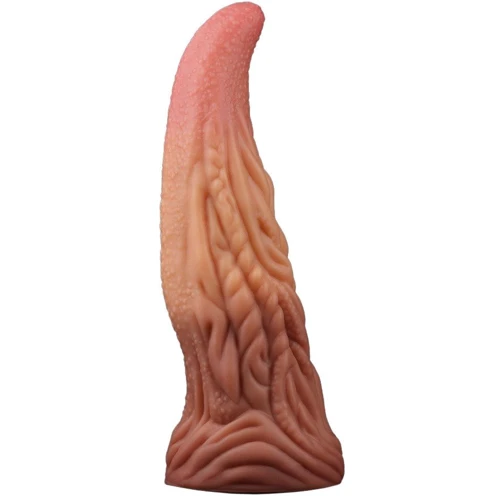 Фалоімітатор Dual-Layered Silicone Tongue 10" Brown: Наявність вібрації  Нет