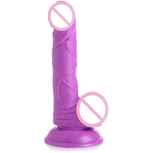 Фалоімітатор Pop Peckers 6.5" Dildo With Balls Purple