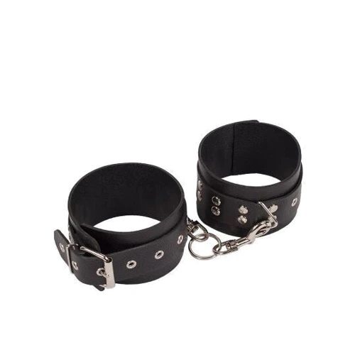 Кайдани Leather Restraints Leg Cuffs, black