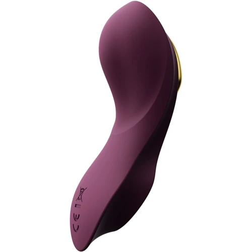 Смартвибратор в трусики Zalo - AYA Velvet Purple, насадка и пульт ДУ: Для кого Унисекс