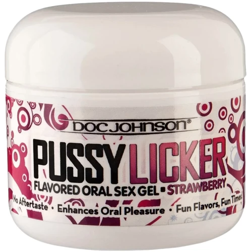 Вкусный гель для кунилингуса Doc Johnson Pussy Licker Strawberry (56 г)