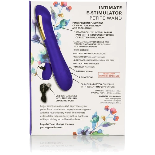 CalExotics Impulse Estim Petite Wand электростимулятор с вибрацией, 12.75x2.5 см фото 8