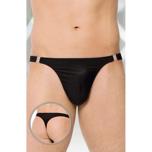 Чоловічі труси SoftLine - Thong 4432, XL (black)