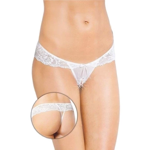 Женские стринги SoftLine - G-string 2443, M/L (white): Для кого Для женщин