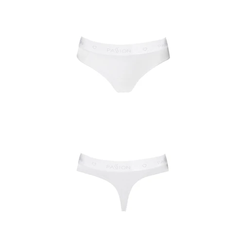 Трусики-бразилиана з бавовни Passion PS005 PANTIES white, size S: Для кого Для жінок