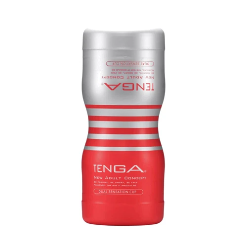 Мастурбатор Tenga Dual Feel Cup двусторонний, с двумя независимыми каналами